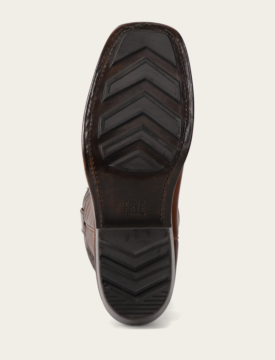 Frye Men's Caramel Nash Deco Stitch Pull On Boots / Caramel