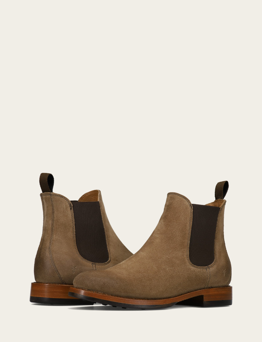 Frye Men's Mushroom Dylan Chelsea Boots / Mushroom