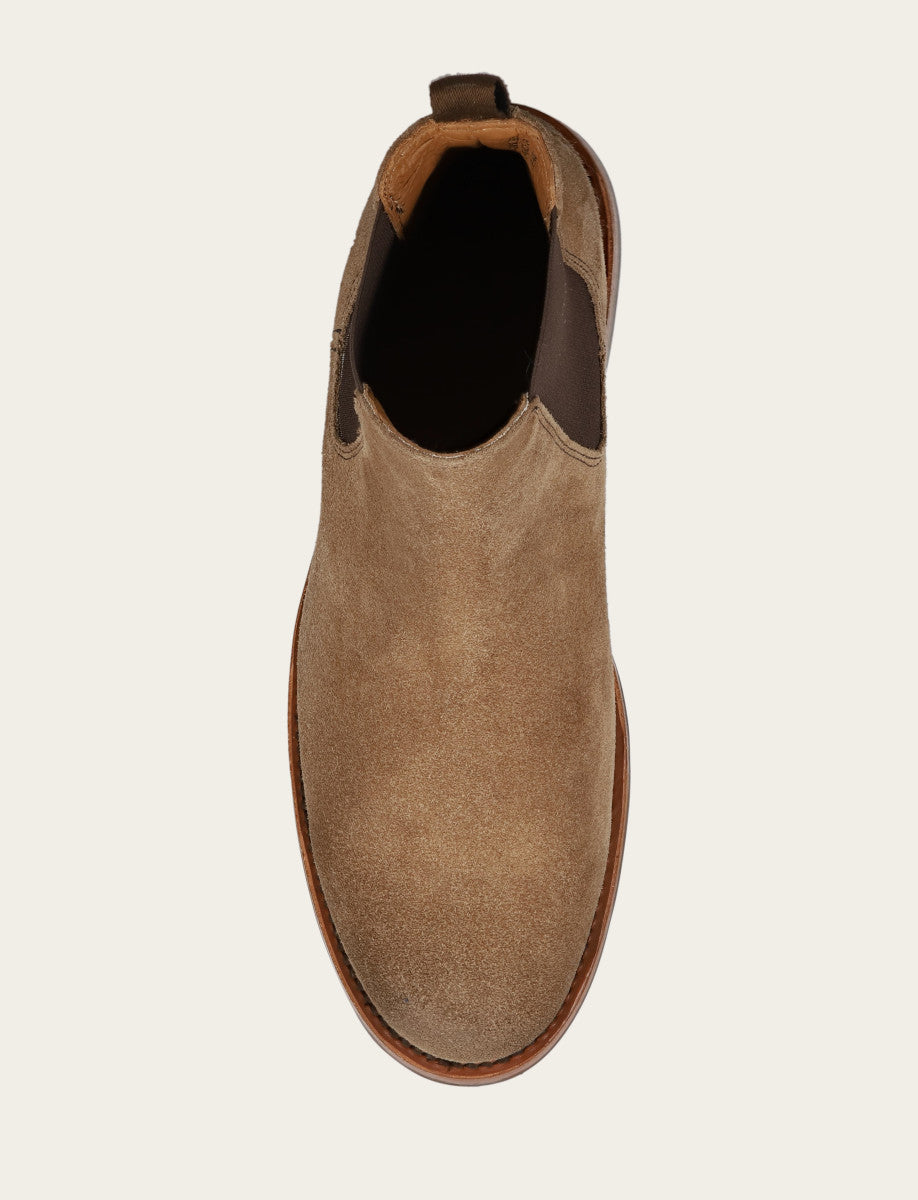 Frye Men's Mushroom Dylan Chelsea Boots / Mushroom