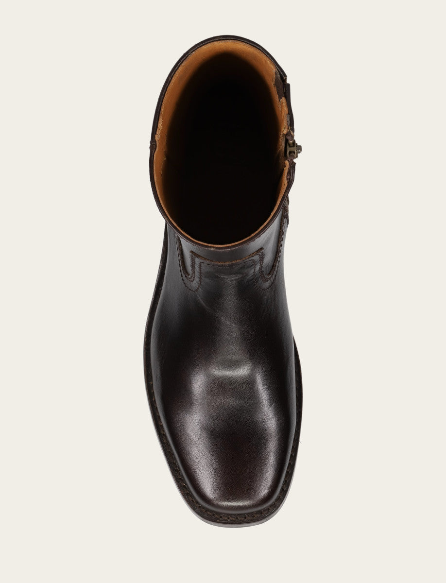 Frye Men's Bourbon Campus Inside Zip Boot / Bourbon