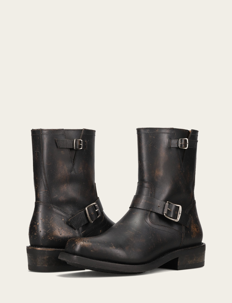 Frye Men's Conway Engineer Smooth Leather Boot / Antique Black