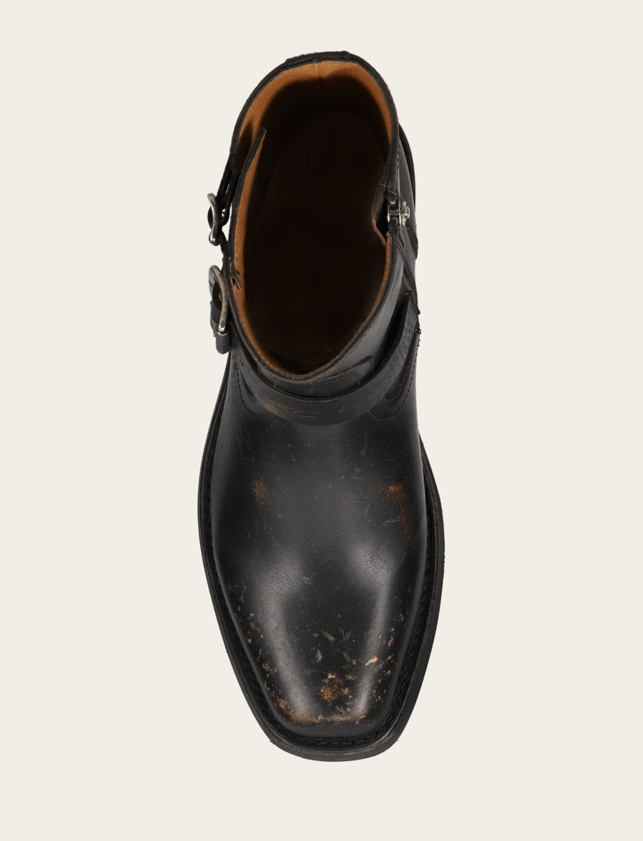 Frye Men's Conway Engineer Smooth Leather Boot / Antique Black