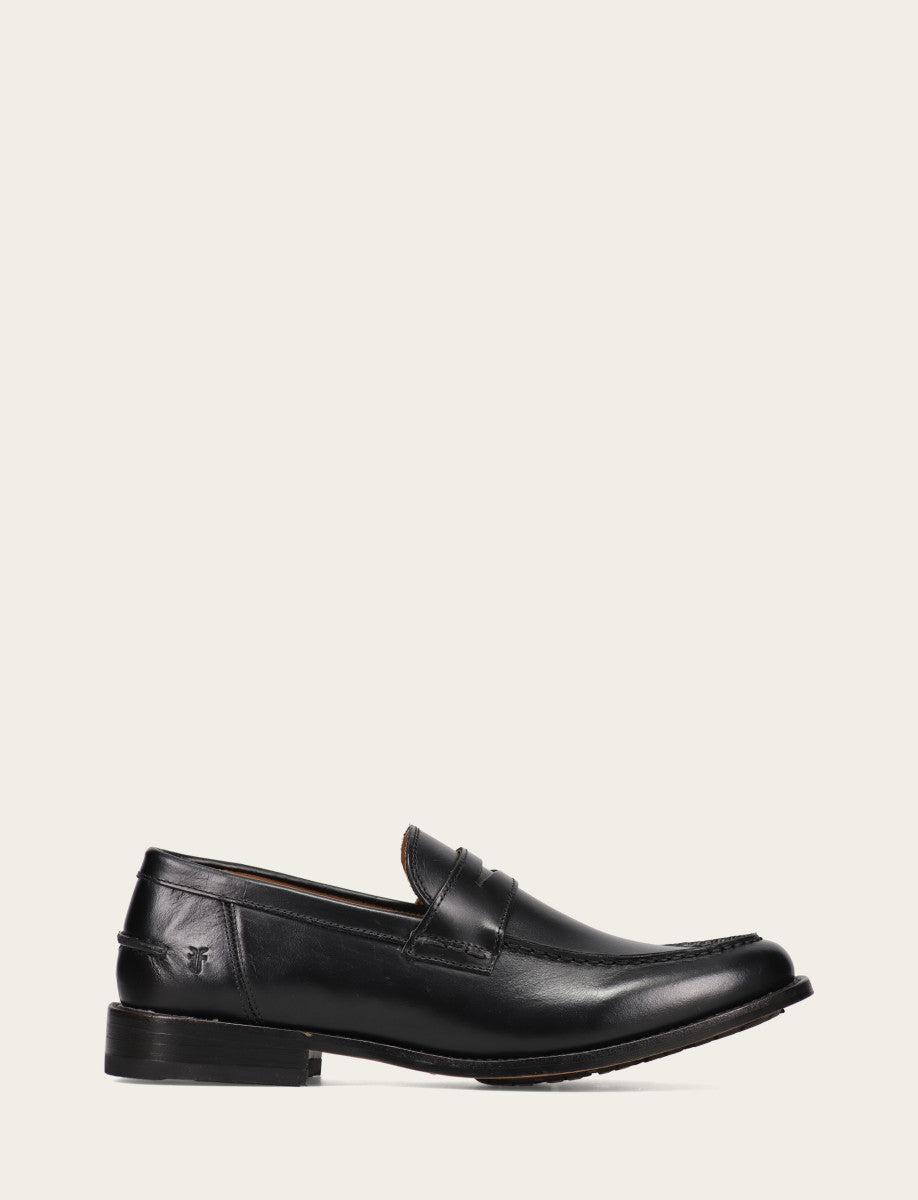 Frye Men's Black Tyler Flex Penny Loafers / Black