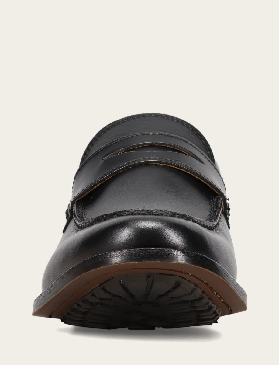 Frye Men's Black Tyler Flex Penny Loafers / Black