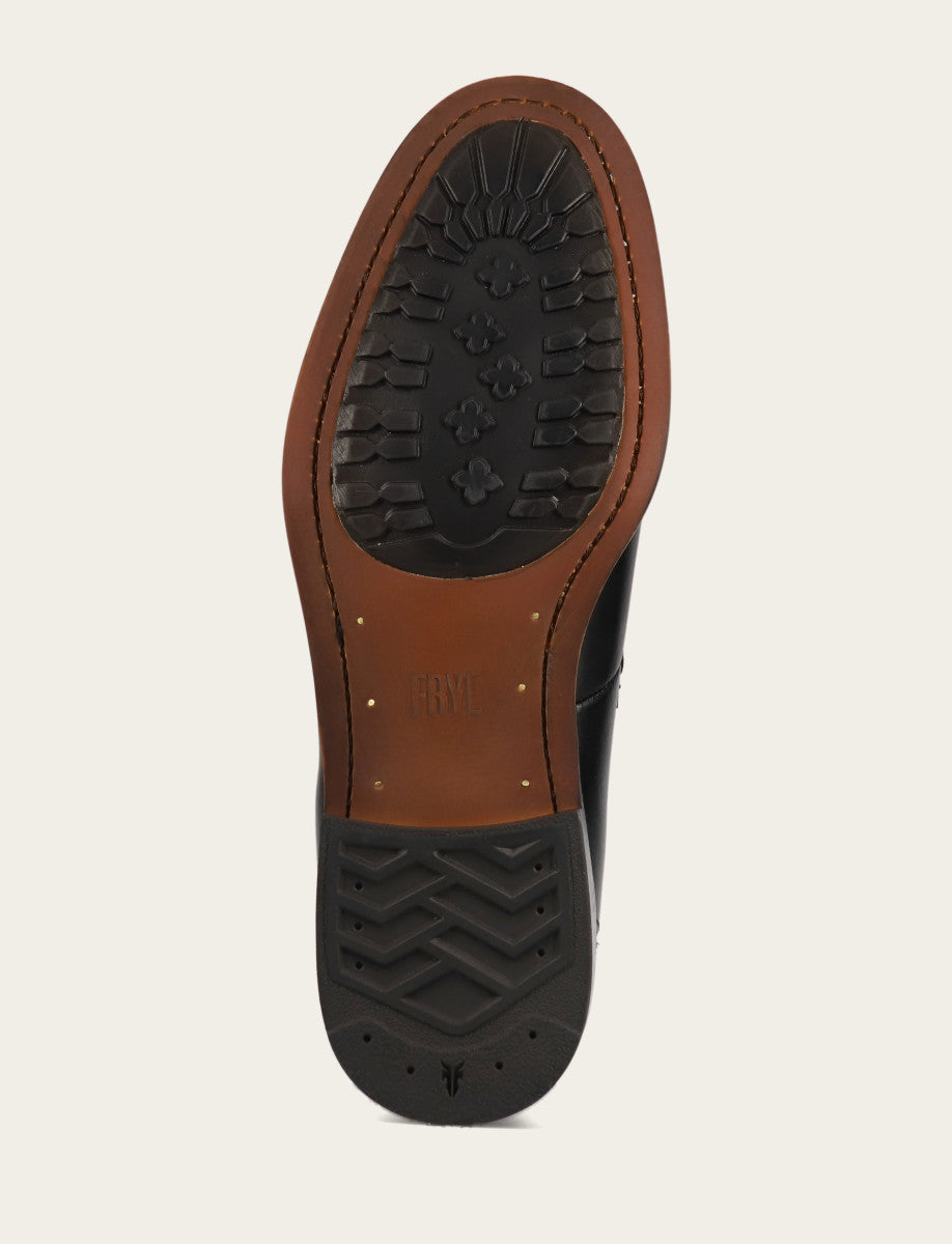 Frye Men's Black Tyler Flex Penny Loafers / Black