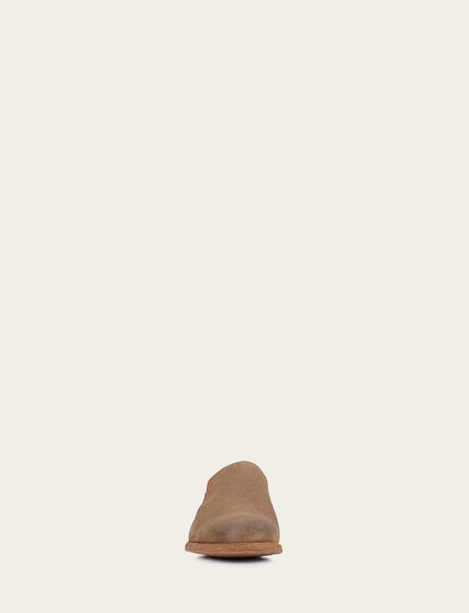 Frye Men's Ash Waxed Suede Chris Venetian Loafers / Ash Waxed Suede