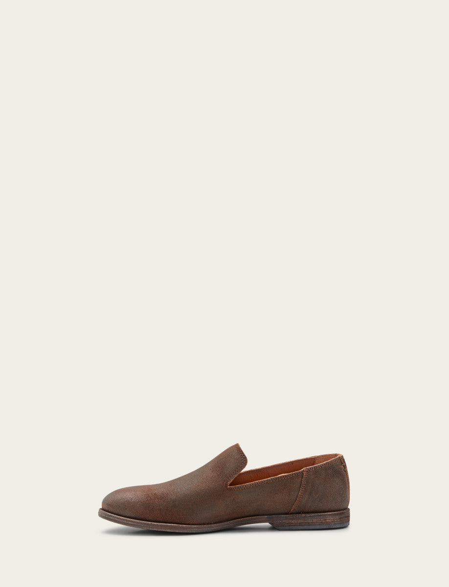 Frye Men's Ginger Suede Chris Venetian Loafers / Ginger Suede