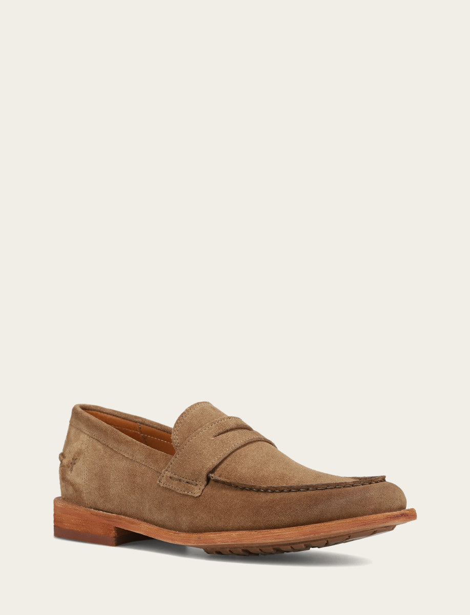 Frye Men's Mushroom Tyler Flex Penny Loafers / Mushroom