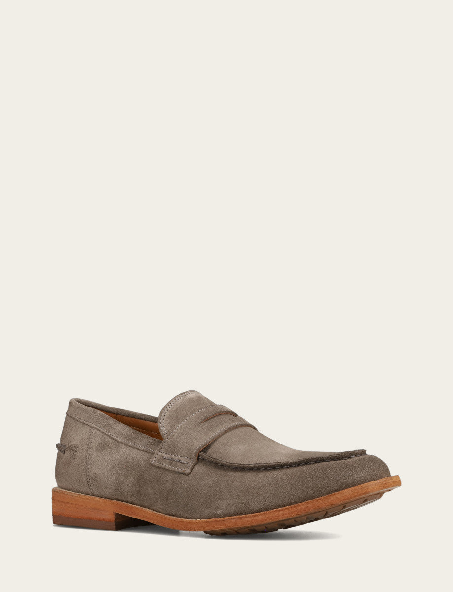Frye Men's Steel Tyler Flex Penny Loafers / Steel
