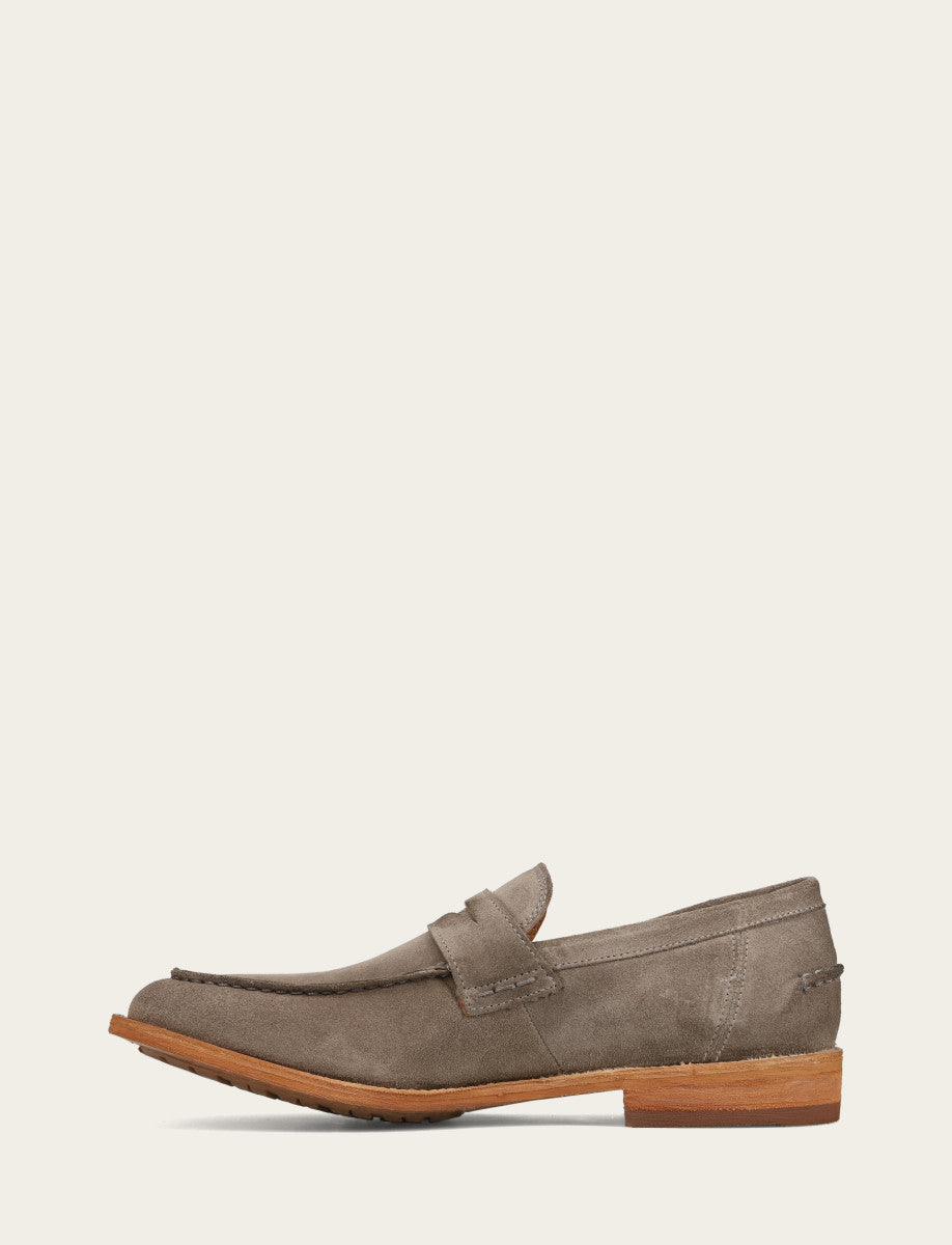 Frye Men's Steel Tyler Flex Penny Loafers / Steel