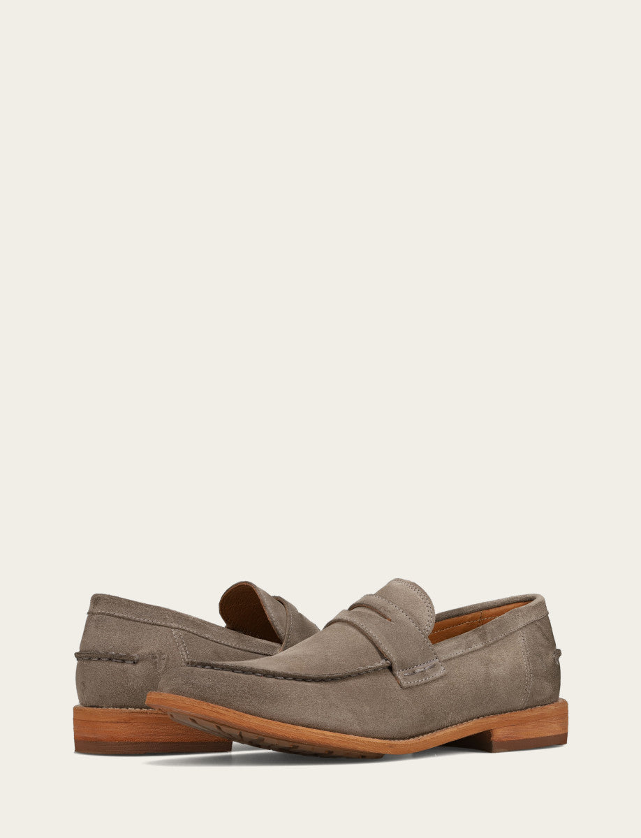 Frye Men's Steel Tyler Flex Penny Loafers / Steel