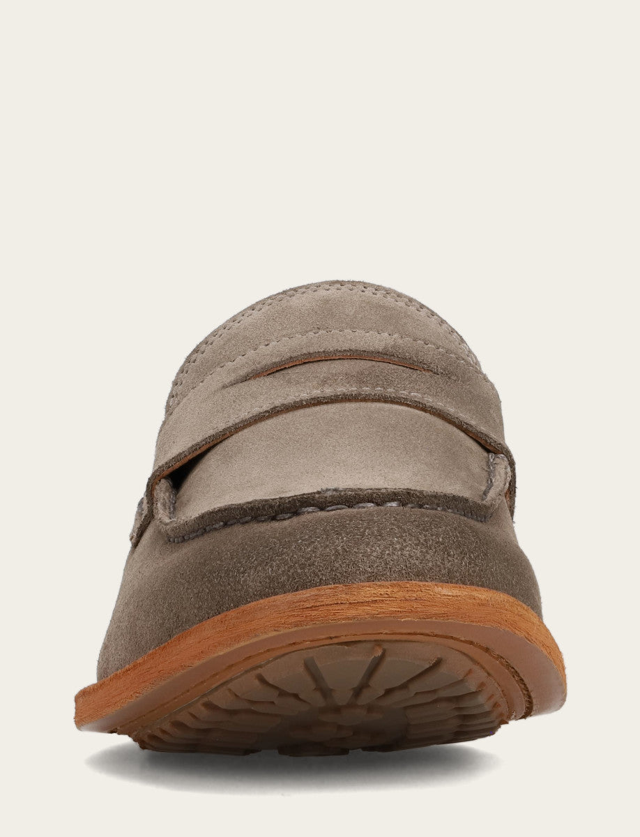 Frye Men's Steel Tyler Flex Penny Loafers / Steel