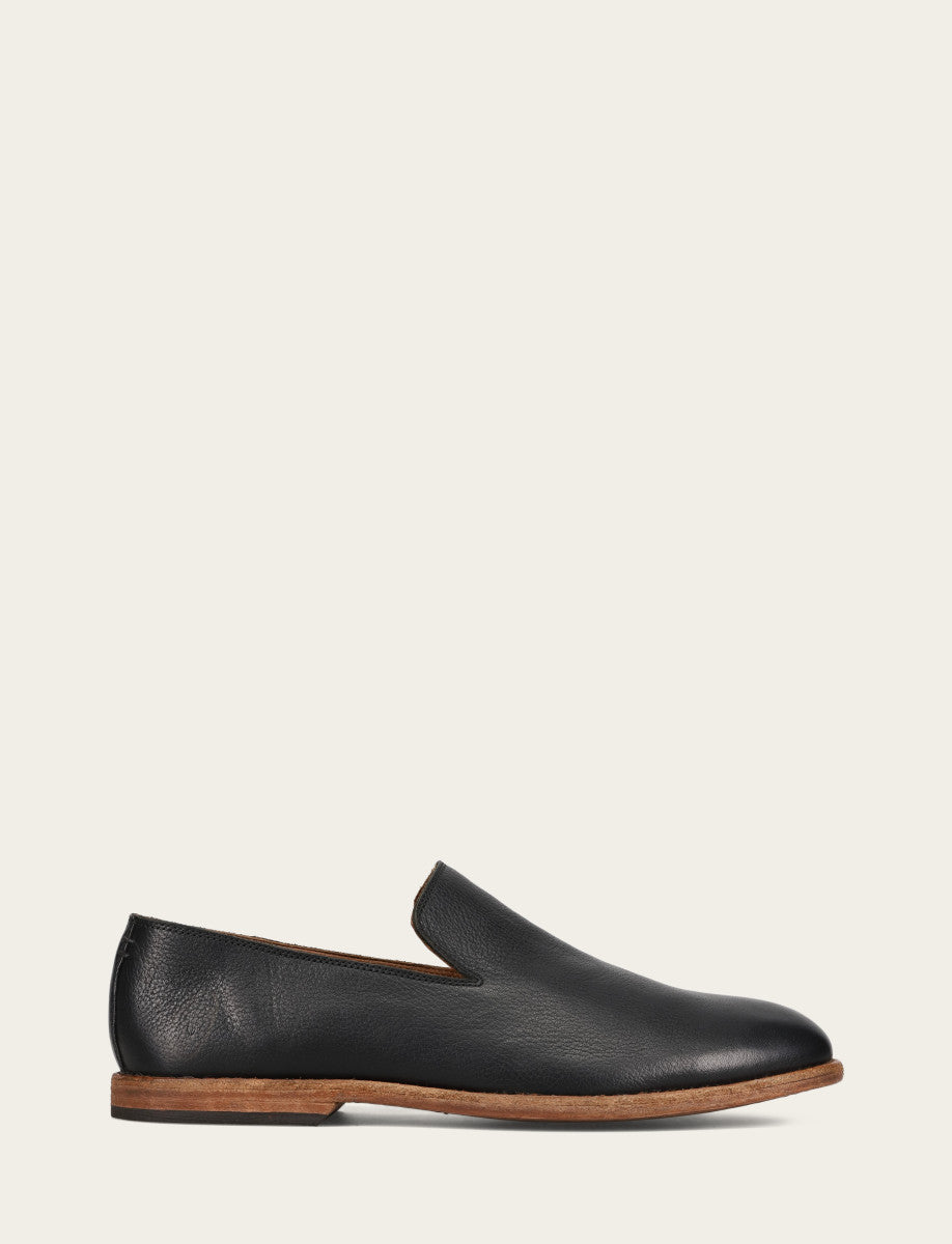 Frye Men's Black Chris Venetian Loafers / Black