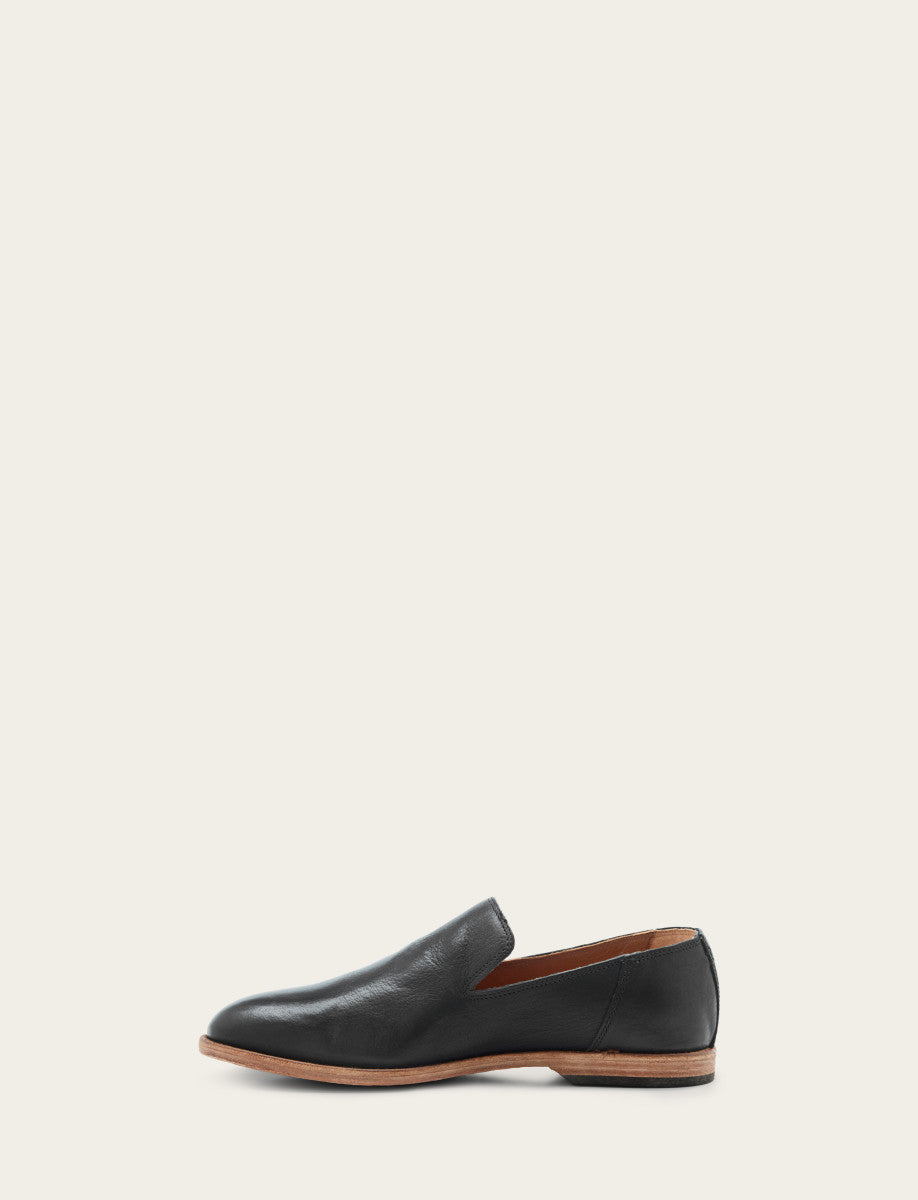 Frye Men's Black Chris Venetian Loafers / Black