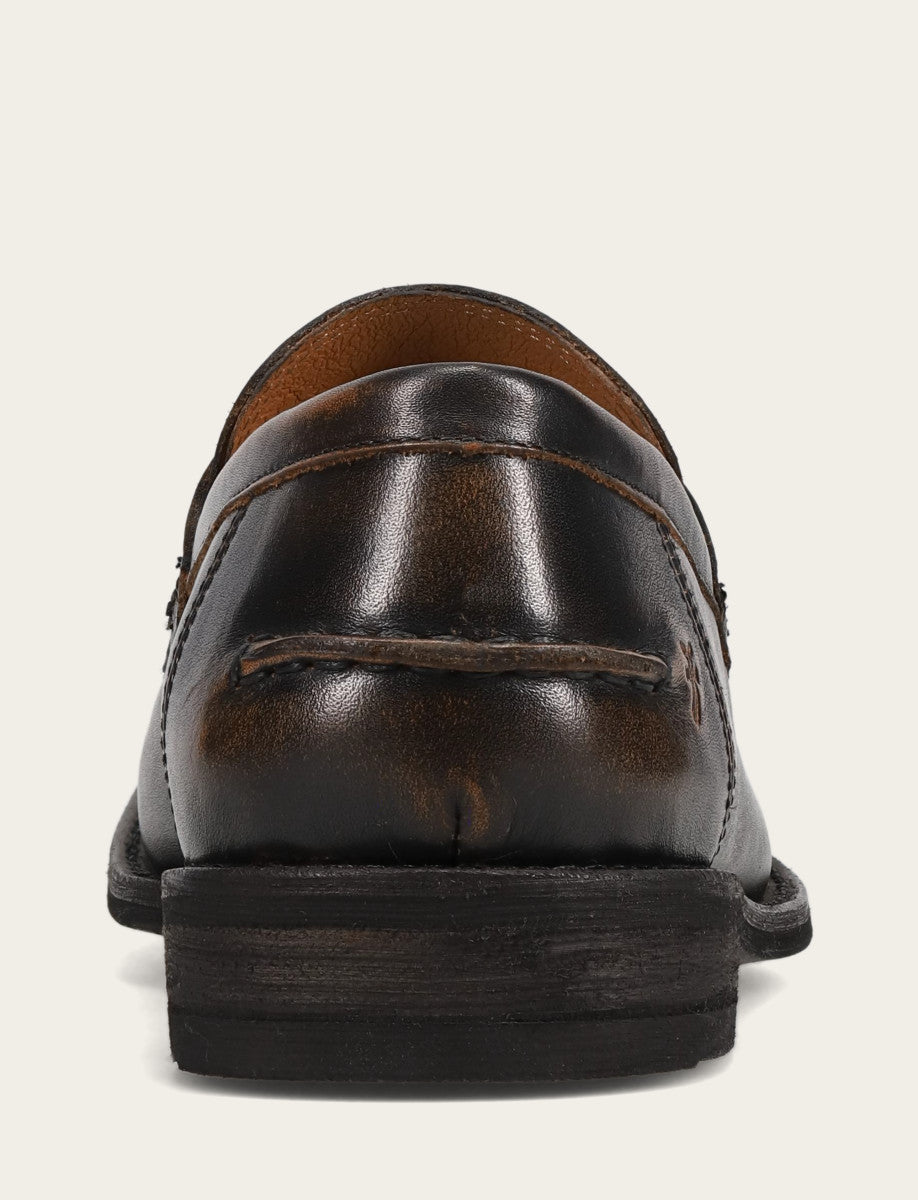 Frye Men's Brown Brush Off Tyler Flex Penny Loafer / Brown Brush Off