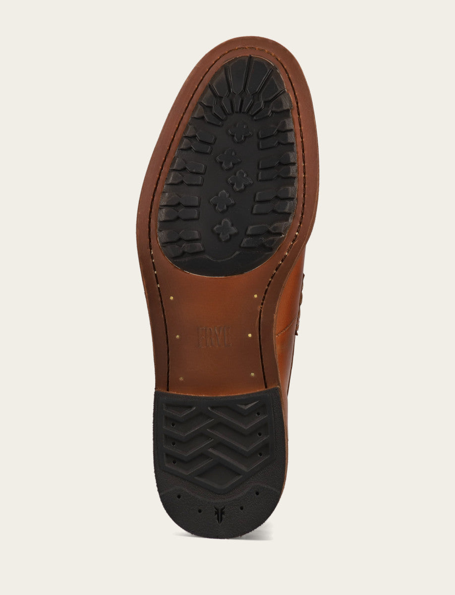 Frye Men's Caramel Tyler Flex Penny Loafers / Caramel