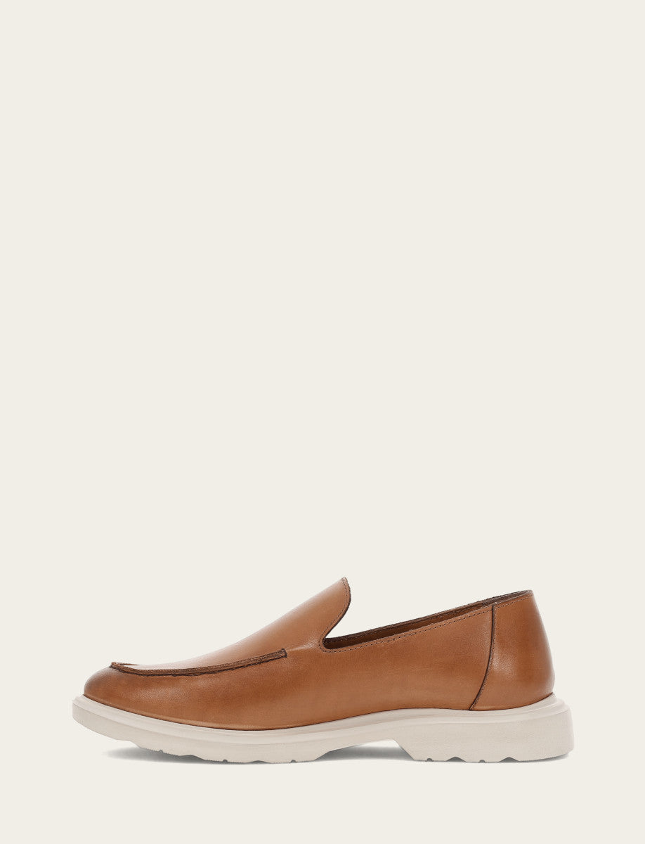 Frye Men's Saddle Connor Venetian Loafers / Saddle