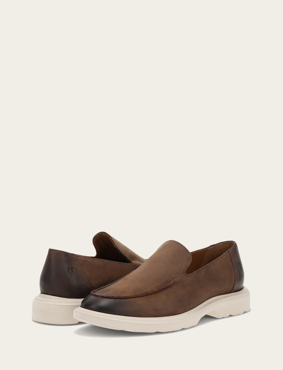 Frye Men's Chocolate Connor Venetian Loafers / Chocolate