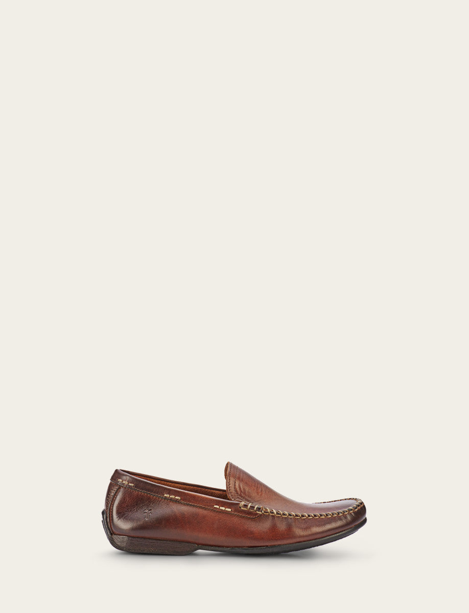 Frye Men's Cognac Lewis Venetian Loafers / Cognac