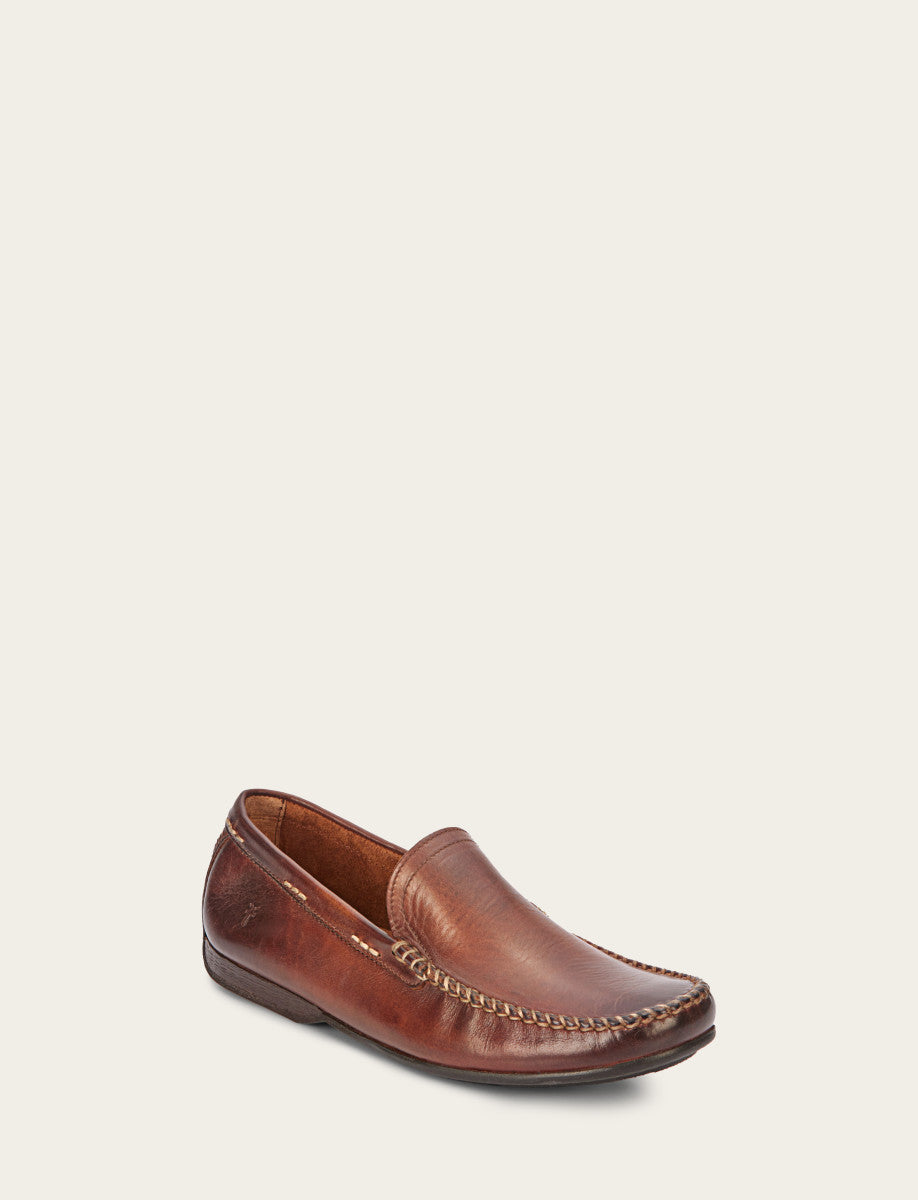 Frye Men's Cognac Lewis Venetian Loafers / Cognac