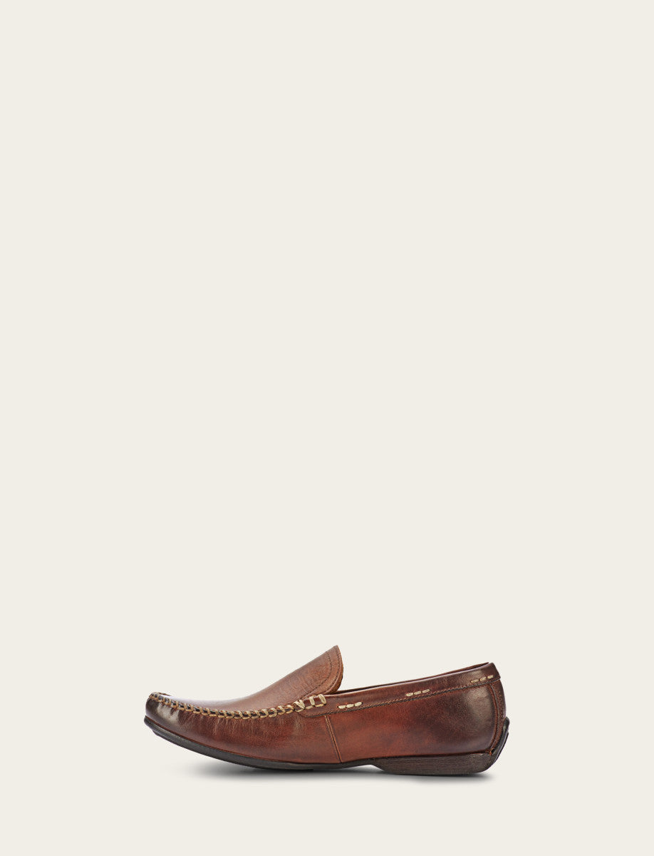 Frye Men's Cognac Lewis Venetian Loafers / Cognac