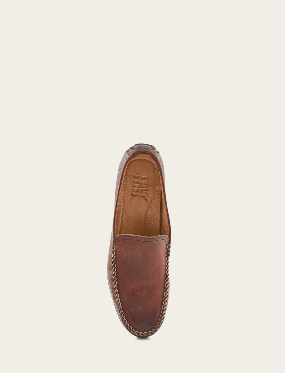 Frye Men's Cognac Lewis Venetian Loafers / Cognac