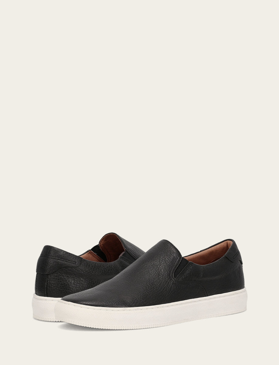 Frye Men's Black Astor Gore Slip On Sneakers / Black
