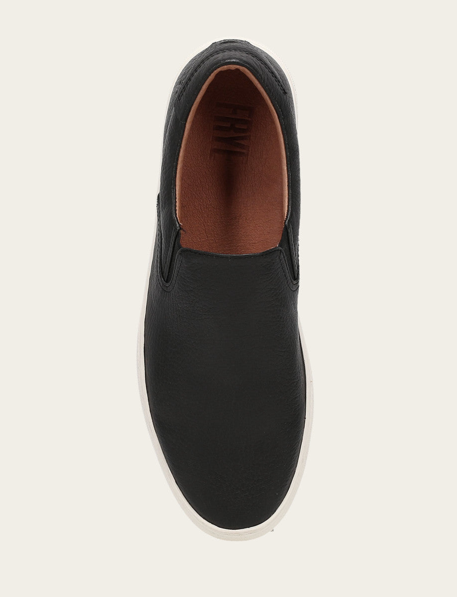 Frye Men's Black Astor Gore Slip On Sneakers / Black
