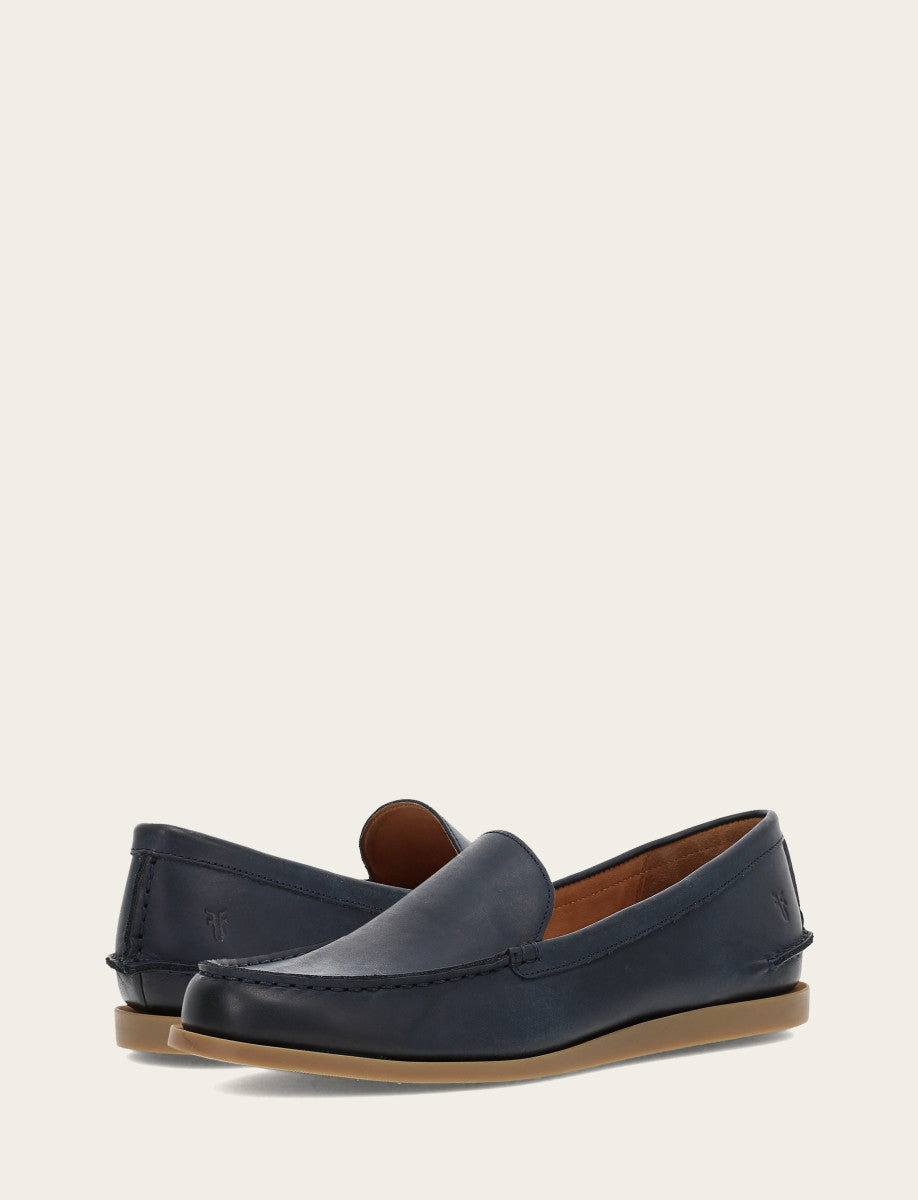 Frye Men's Indigo Mason Slip On Loafers / Indigo