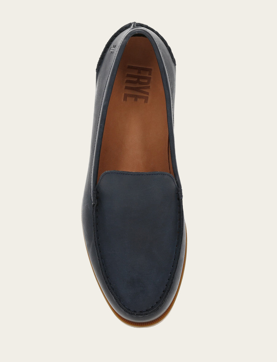 Frye Men's Indigo Mason Slip On Loafers / Indigo