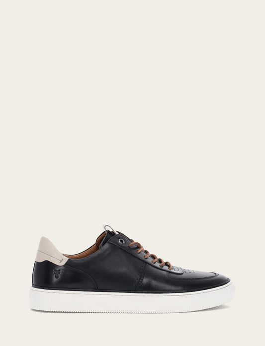 Frye Men's Black Astor Low Lace Court Sneakers / Black