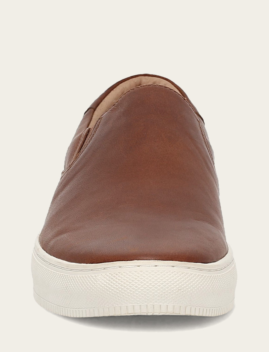 Frye Men's Caramel Astor Gore Slip On Sneakers / Caramel