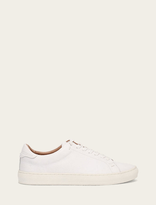 Frye Men's White Astor Low Lace Slip On Sneakers / White