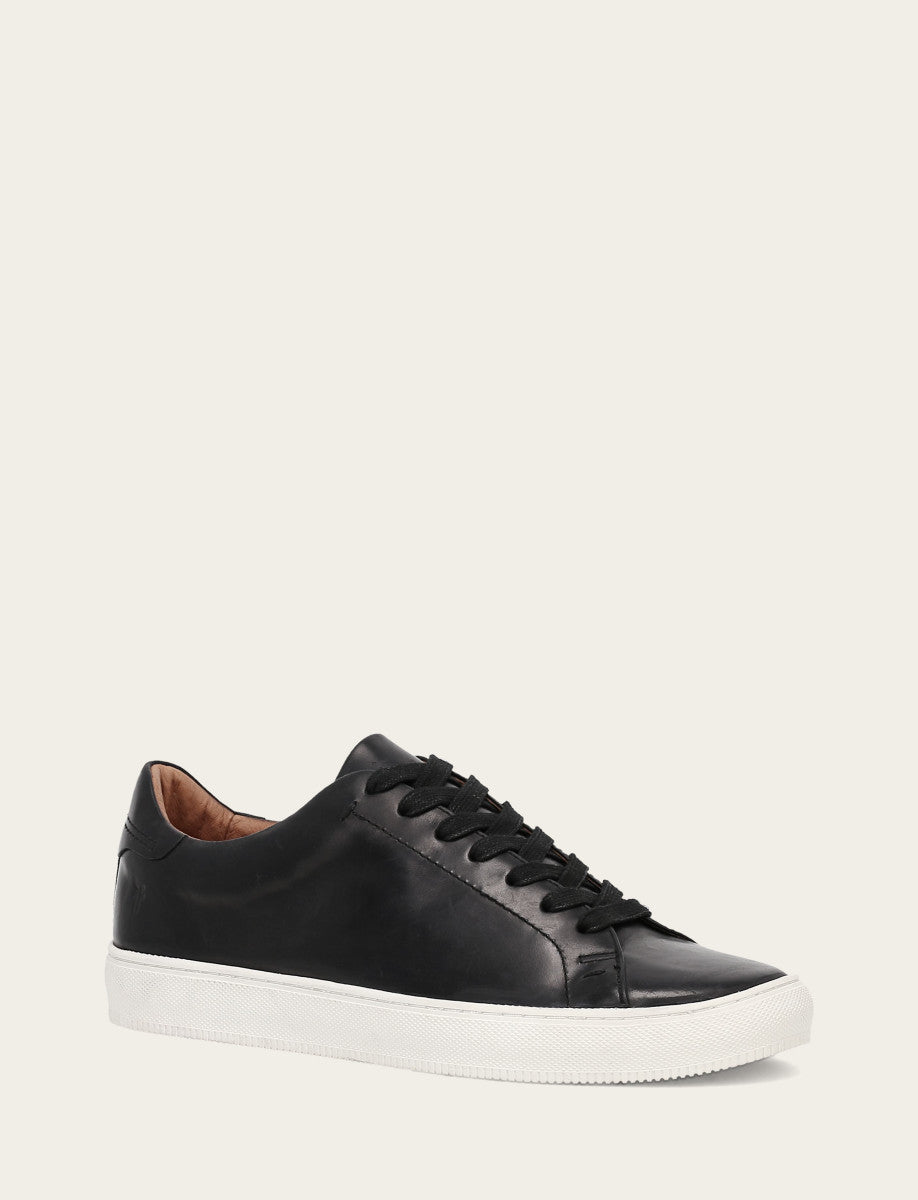 Frye Men's Black Astor Low Lace Slip On Sneakers / Black