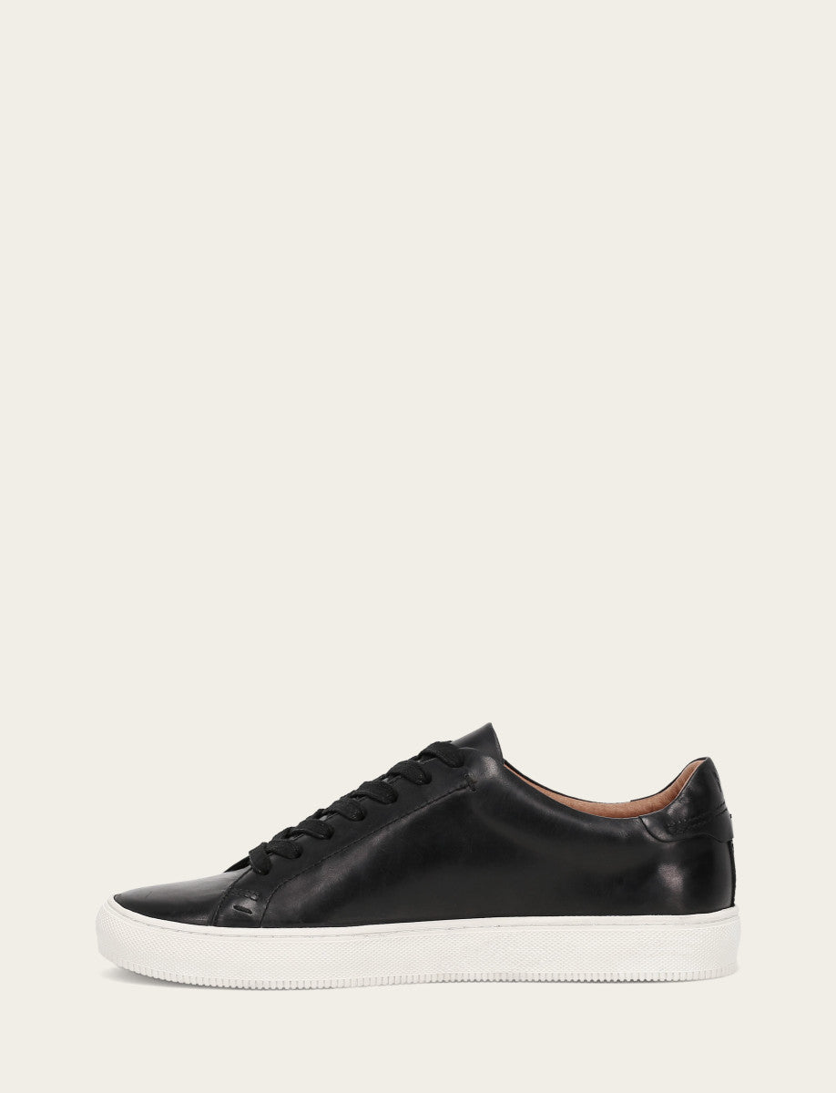 Frye Men's Black Astor Low Lace Slip On Sneakers / Black