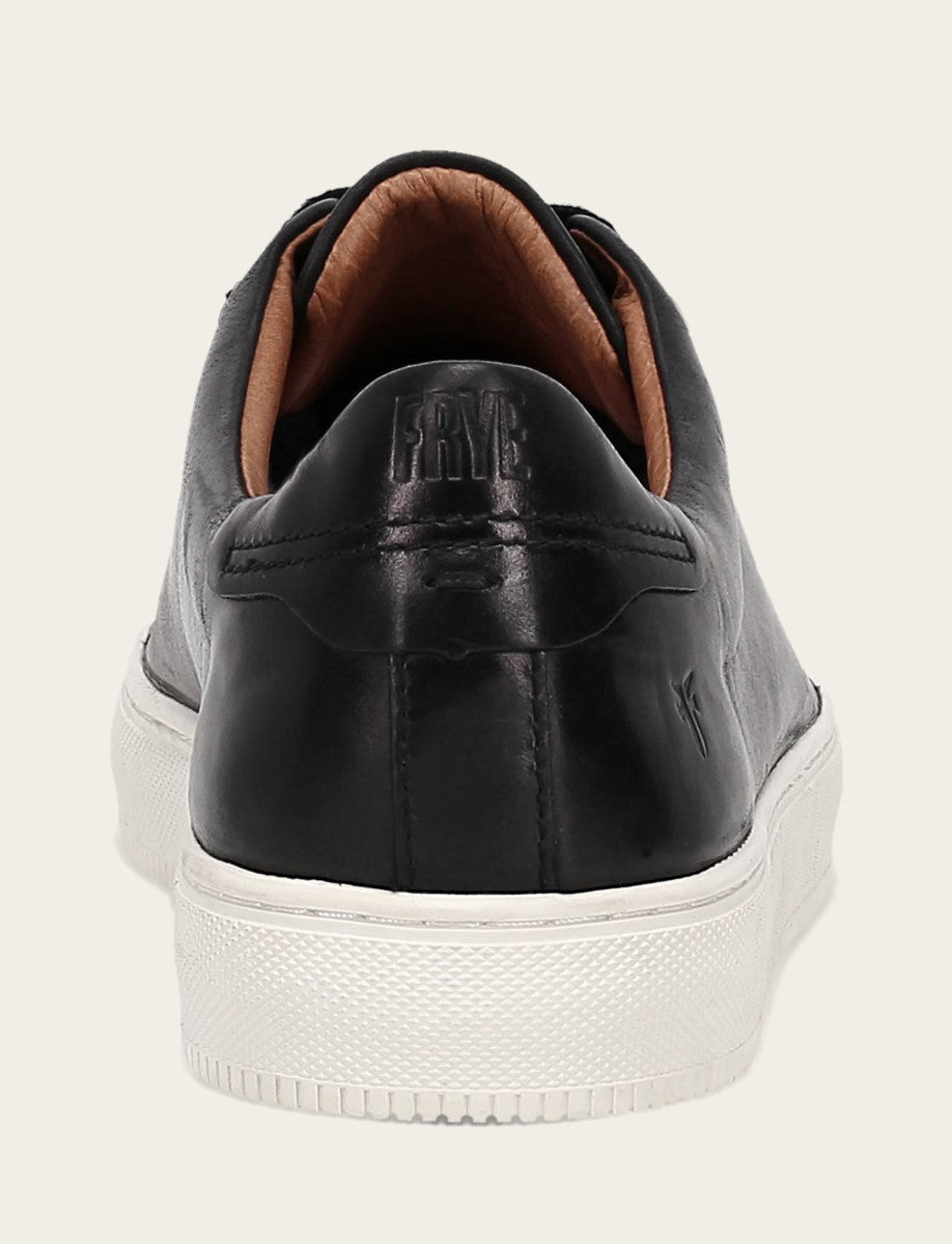 Frye Men's Black Astor Low Lace Slip On Sneakers / Black