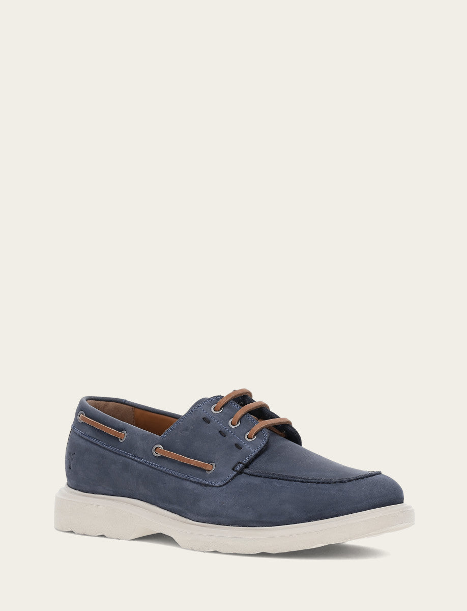 Frye Men's Indigo Connor Boat Shoe / Indigo