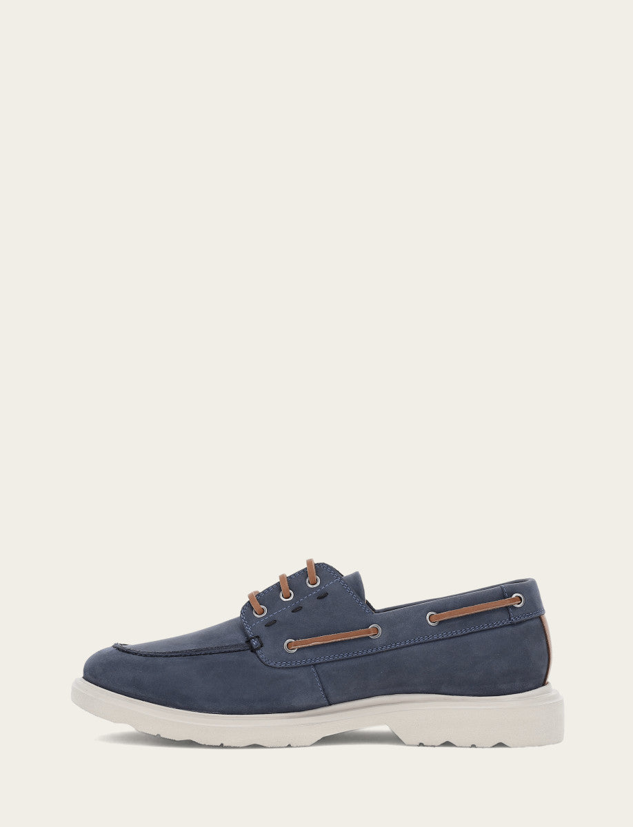 Frye Men's Indigo Connor Boat Shoe / Indigo