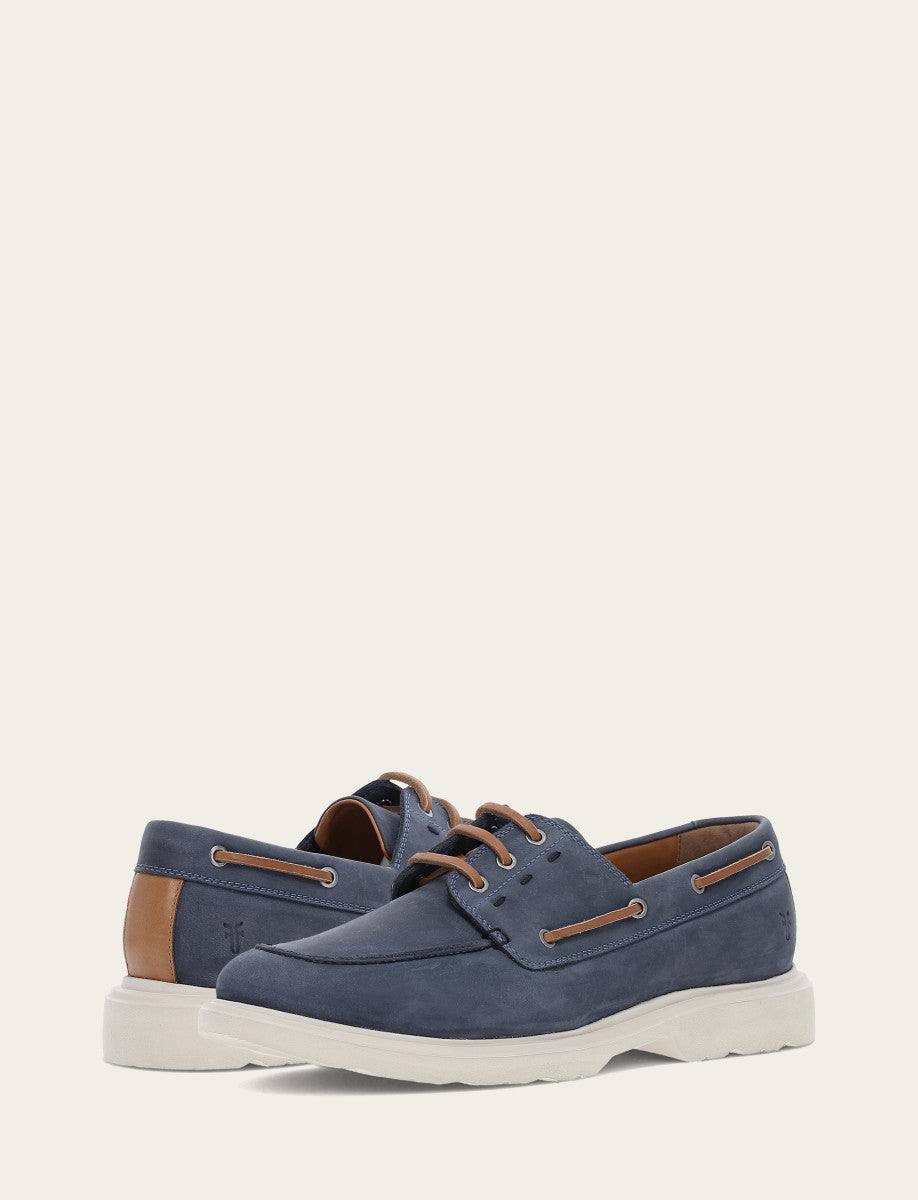 Frye Men's Indigo Connor Boat Shoe / Indigo