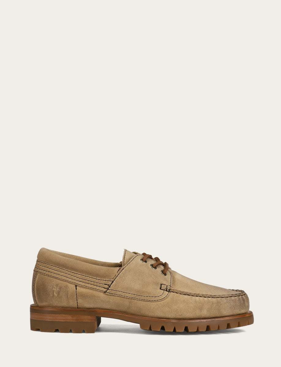Frye Men's Desert Hudson Campmoc Lug Loafers / Desert