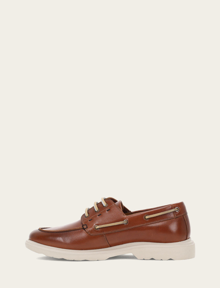 Frye Men's Caramel Connor Boat Shoe / Caramel