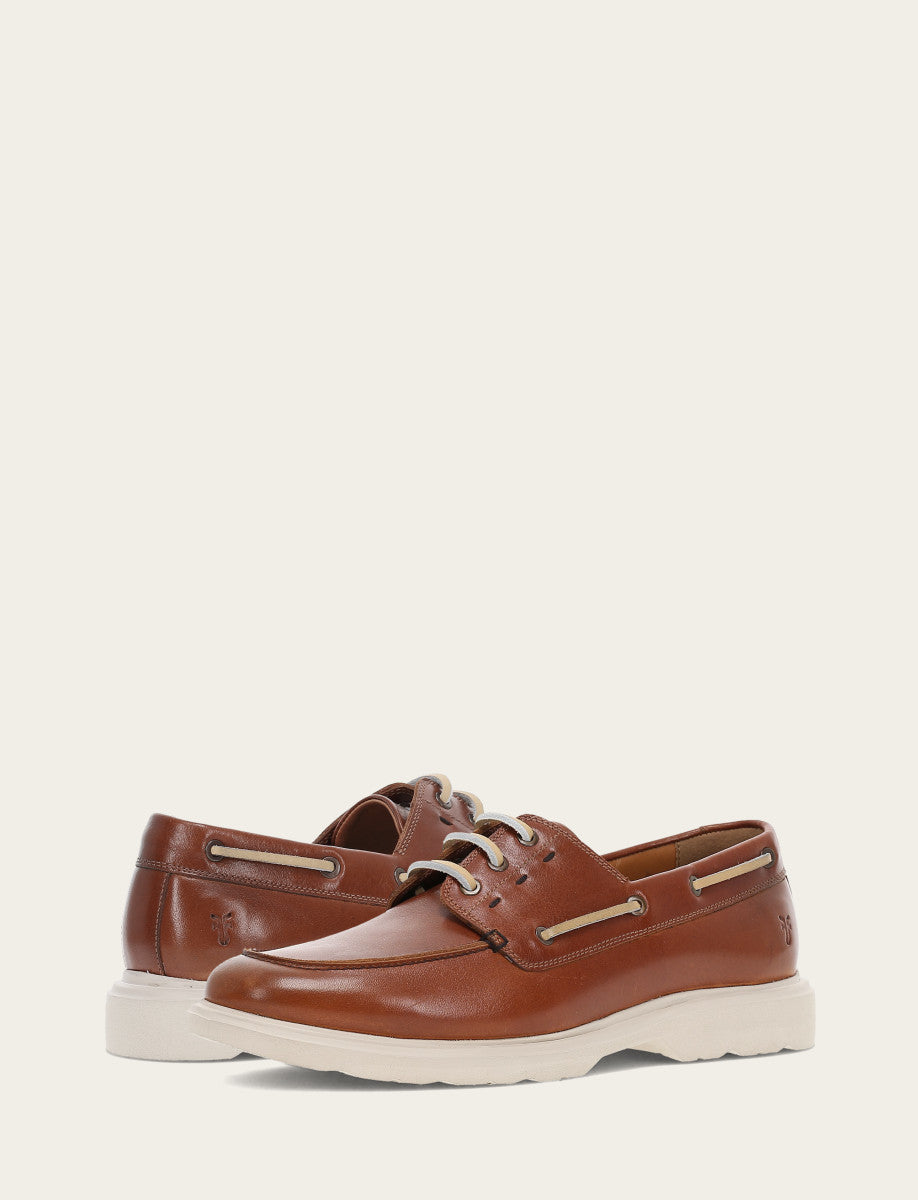 Frye Men's Caramel Connor Boat Shoe / Caramel
