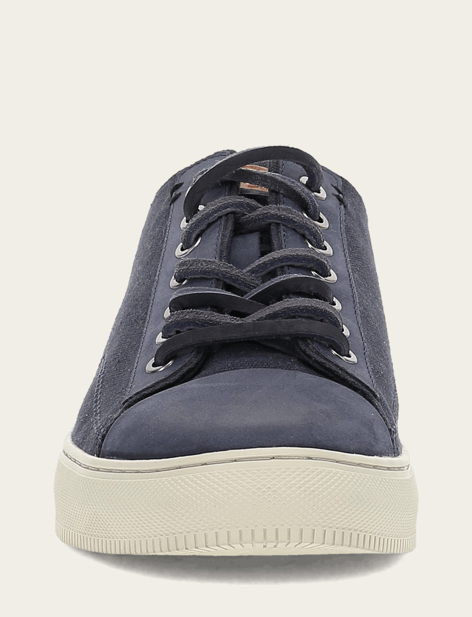 Frye Men's Indigo Astor Cap Toe Low Lace Sneakers / Indigo