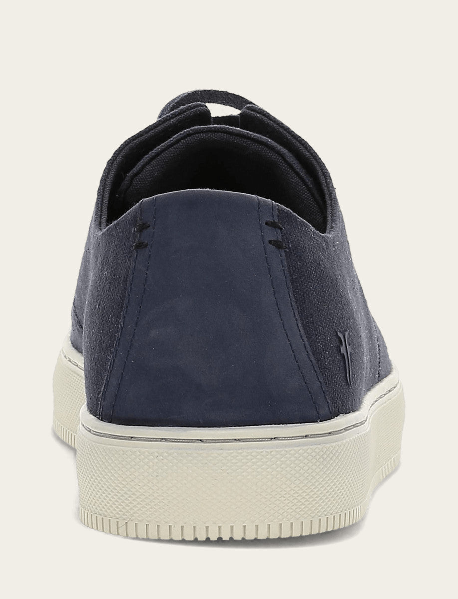 Frye Men's Indigo Astor Cap Toe Low Lace Sneakers / Indigo