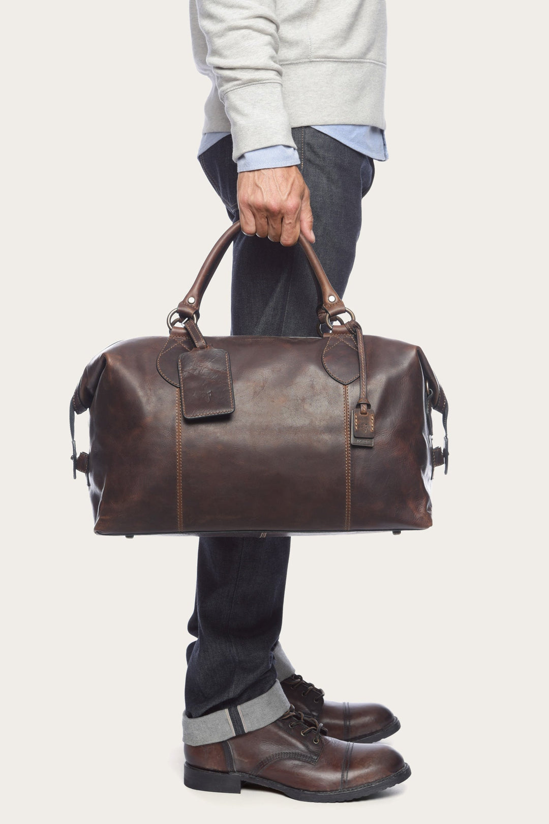 Frye Logan Dark Brown Overnight / Dark Brown