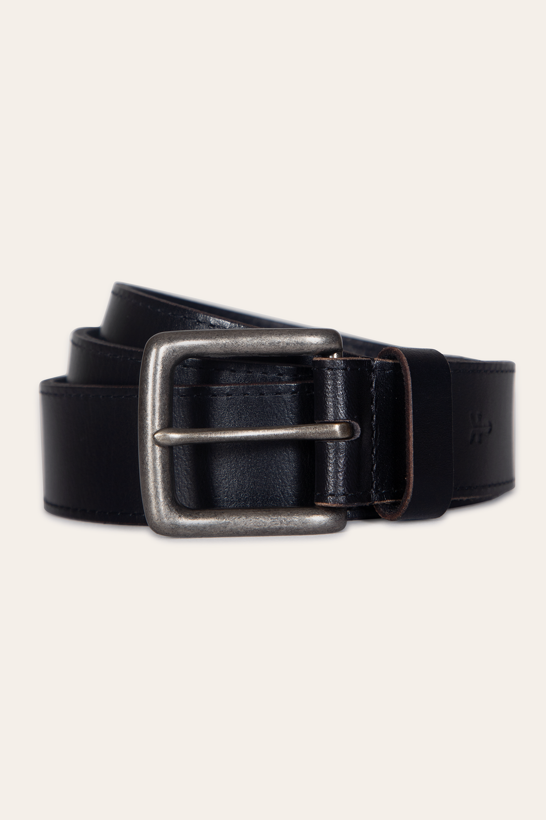 Frye Men’s Black 35mm Pull Up Leather Belt / Black