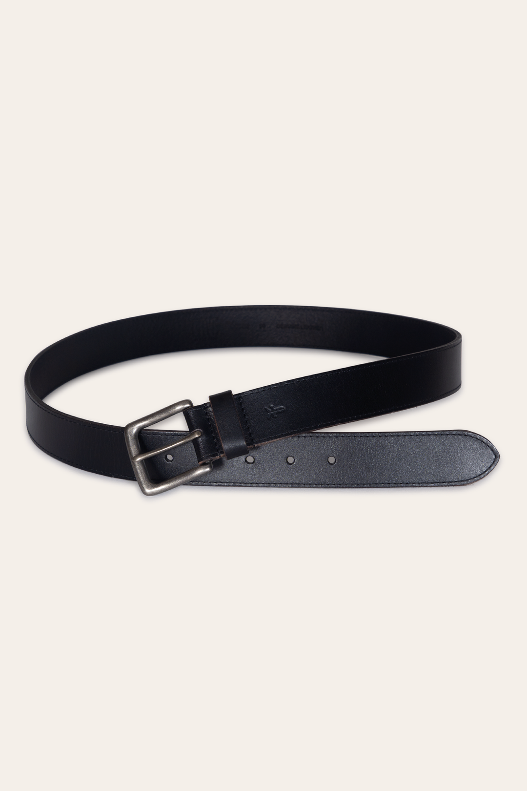 Frye Men’s Black 35mm Pull Up Leather Belt / Black