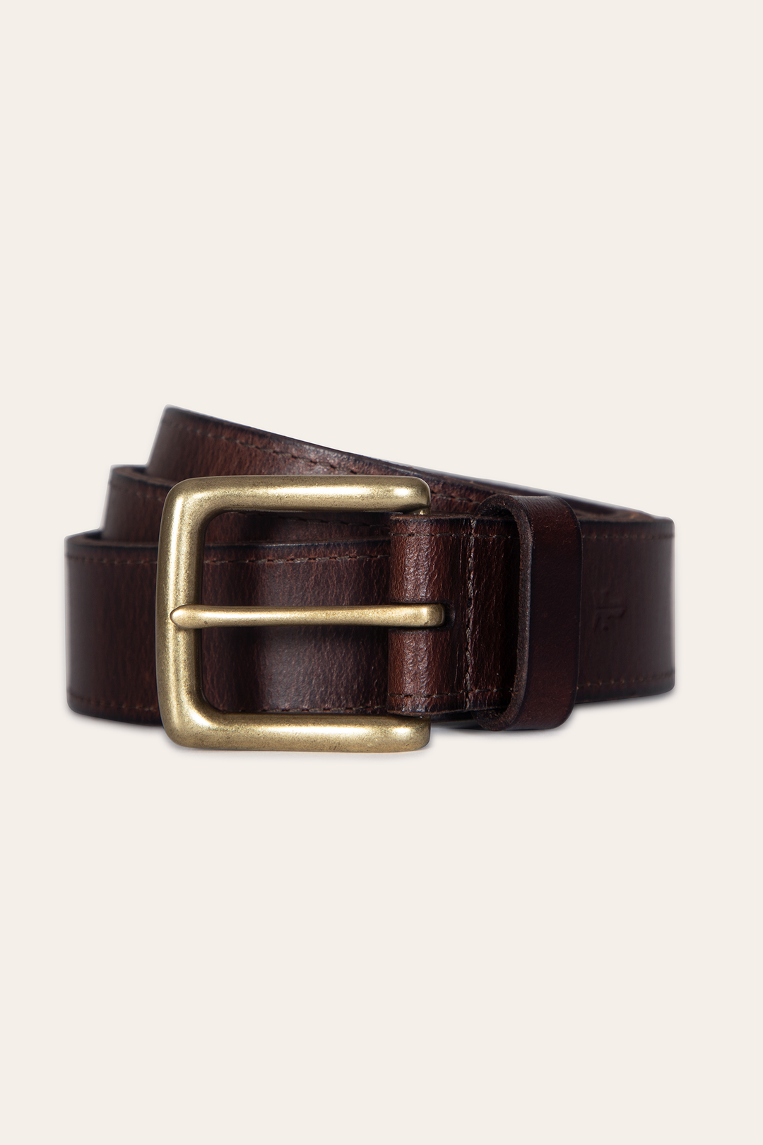 Frye Men’s Brown 35mm Pull Up Leather Belt / Brown