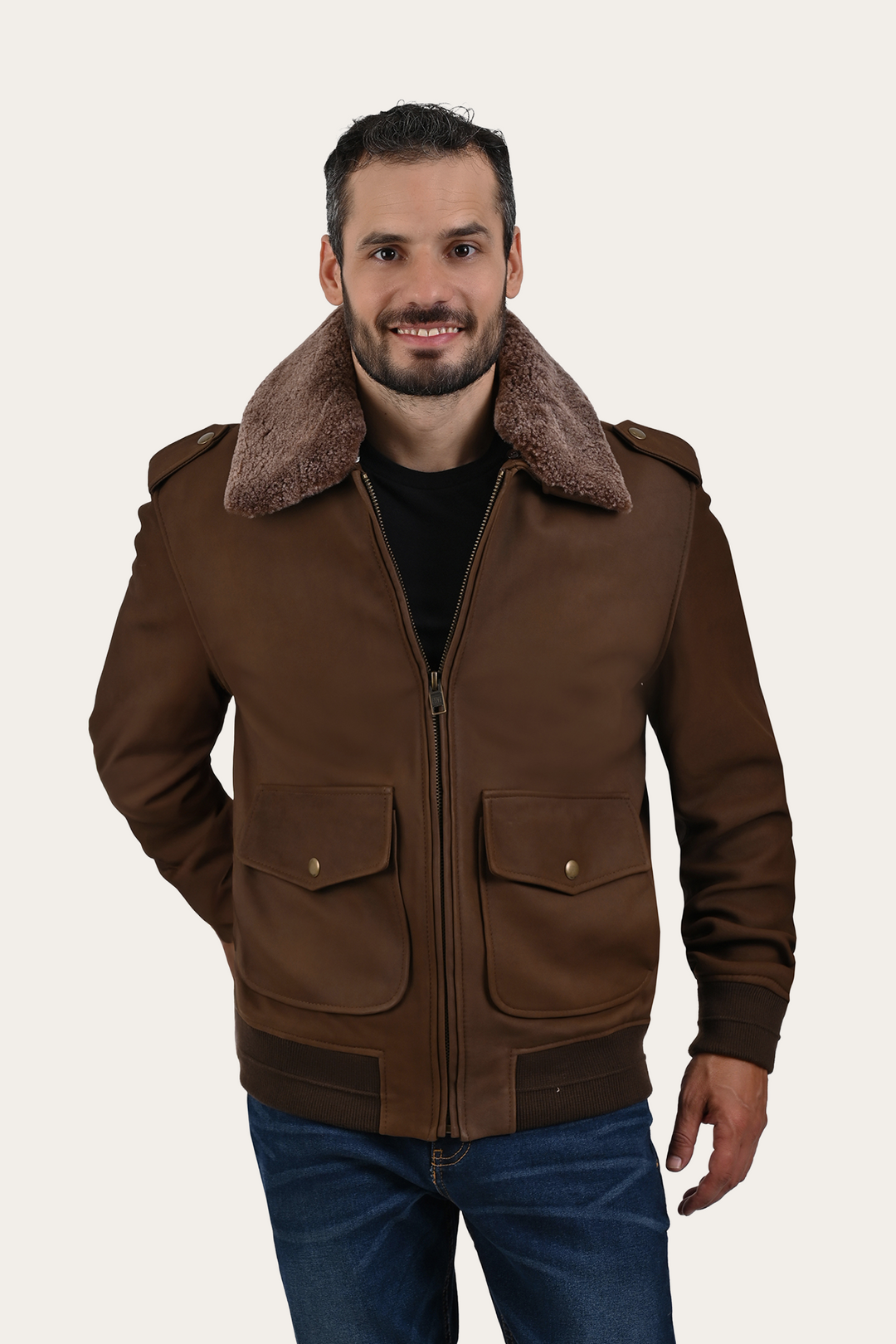 Frye Brown Angus Jacket / Brown