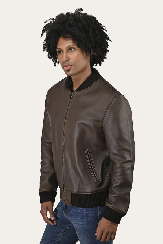 Frye Colt Bomber Jacket / Moka Tobacco
